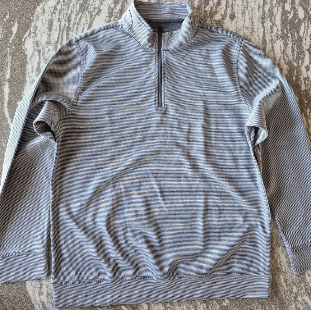 Hickey Freeman Men's Performance Quarter Zip Sweatshirt Size Medium - Picture 2 of 3